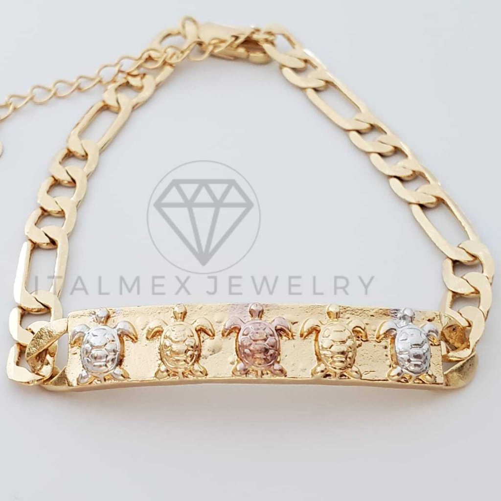 18k Gold Plated Turtles Bracelet | Esclava